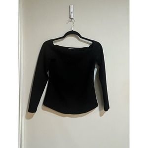 Fifteen Twenty “ Off the Shoulder Top” (BLACK) XS